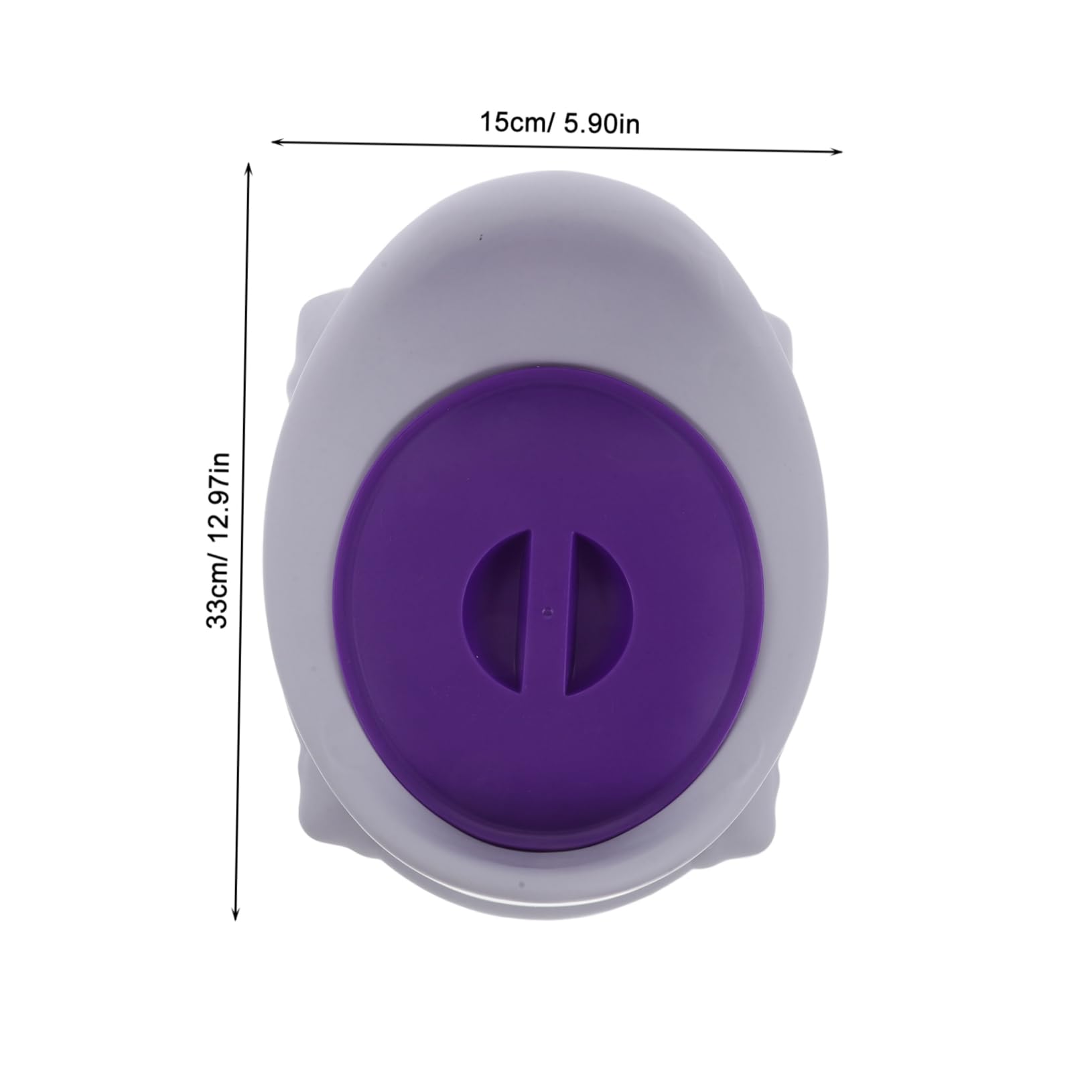 SUPVOX Travel Toddler Potty Training Seat Removable Lid Adjustable Foot Pads for Baby