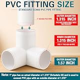 Codos de PVC de 1 2 12 Imagen adicional