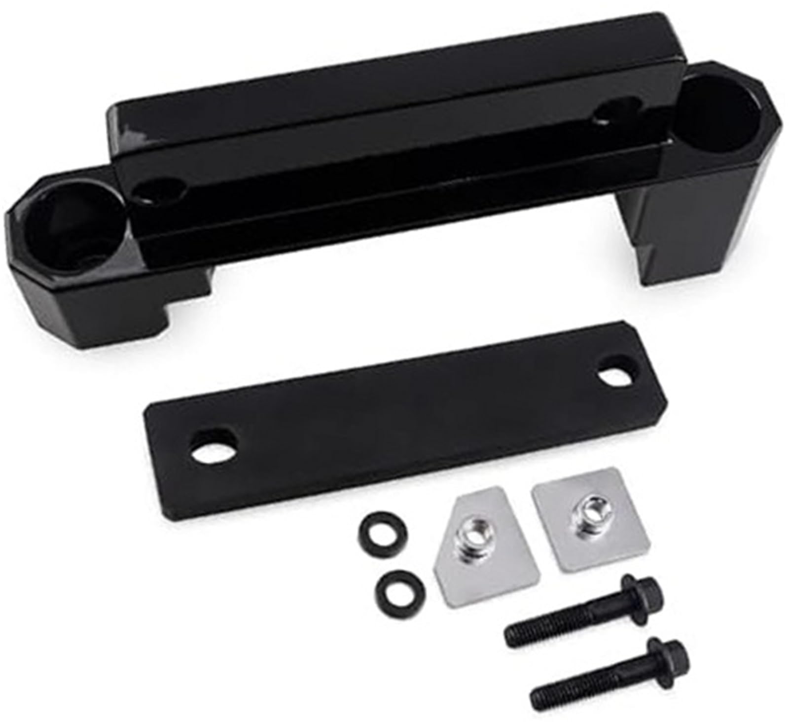Qxryzp Drivetrain Mounting Plate Billet Rear Differential Brace, for 2015-2023, for Chrysler 300, for Dodge Charger/Challenger Srt Hellcat Scat Redeye Black