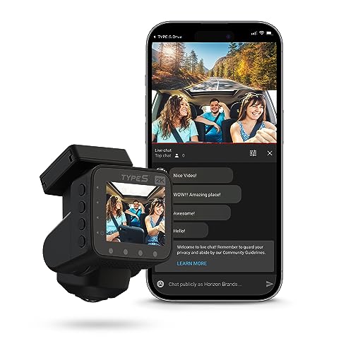 Type S P200 PRO Smart 360° Dash cam, 2K 1440p