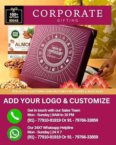 Image of Hyperfoods Diwali Gifts for Family and Friends Dry Fruits Diwali Gifts for Employees Chocolates Gift Pack Combo Dry Fruits Combo Pack Gift Hamper Dry Fruit Gift Box Corporate Gifts for Employees