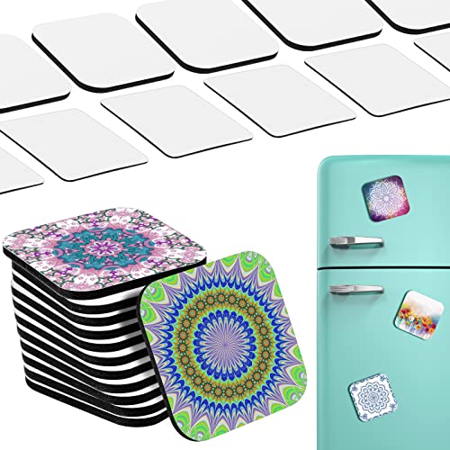 100 piezas imanes sublimación cuadrados para decoración