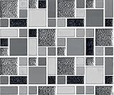 Generic LONGKING -10-Sheet Peel and Stick Tile for Kitchen/Bath Backsplash, Marble Decorative Tiles