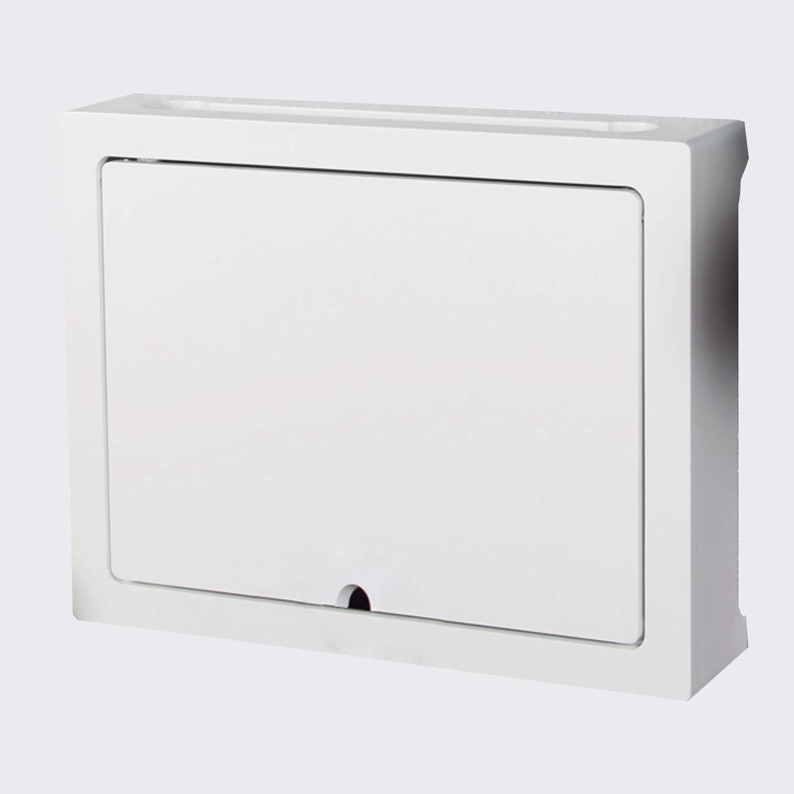 Guoyoocc White-B Router Shelf,Router Box,Wall Storage,Router Storage Box,Hub Information Box,Weak Current Box Cover,Bracket Wall Hanging With Lock