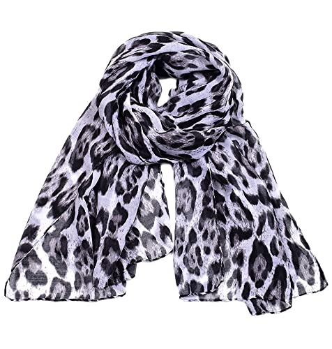 Women's Leopard Scarf Large Long Animal Printed Scarves Shawl Wraps