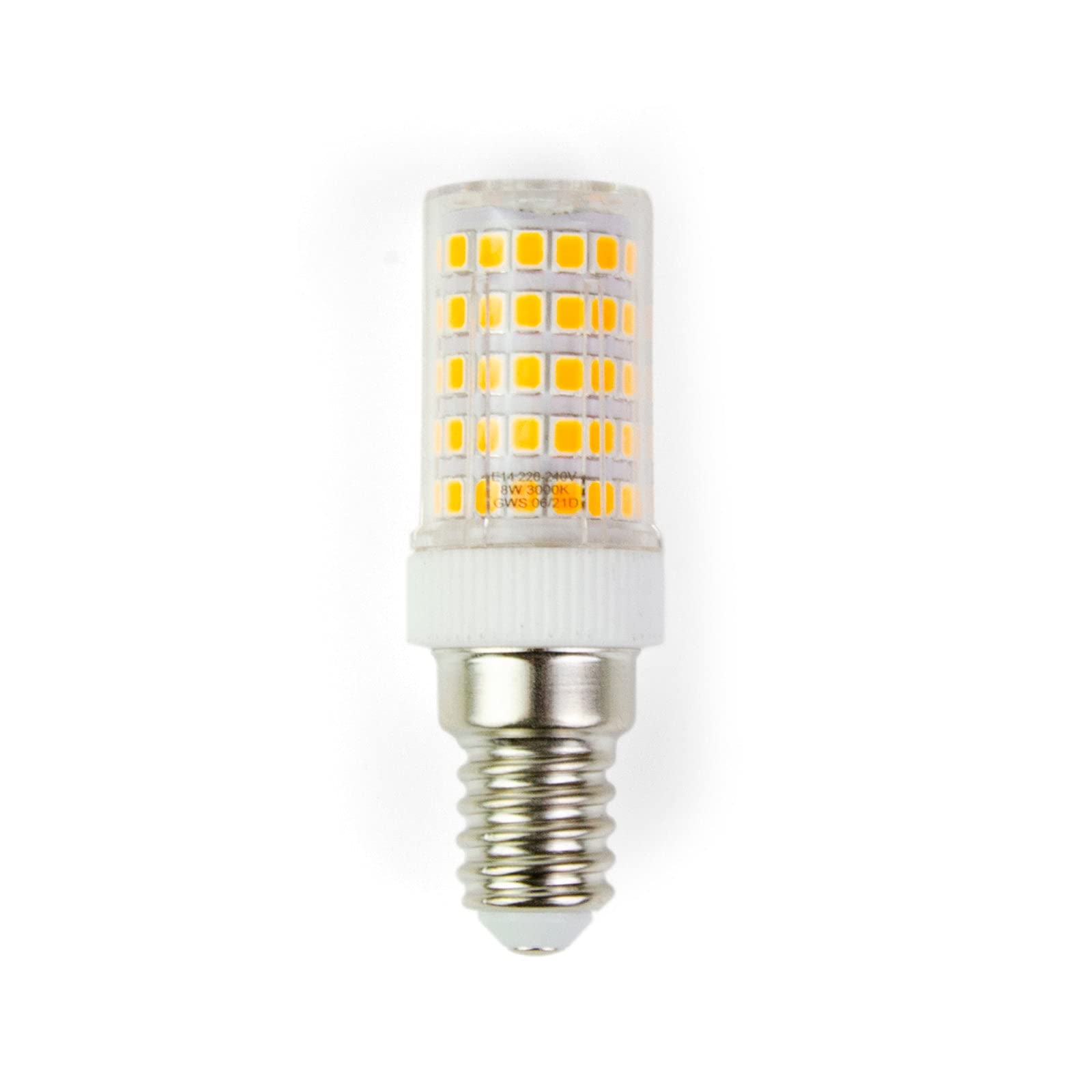 G.w.s Warm White G.w.s® 8W 720Lms E14 Small Edison Screw Capsule Led Light Bulb, 3000K