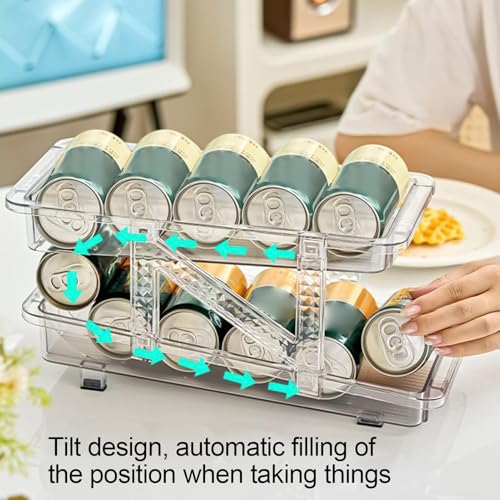 Distributeur de canettes pour réfrigérateur automatique pour optimiser le frigo - 3