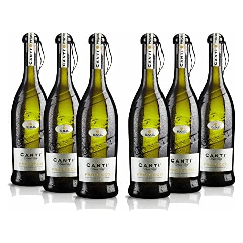 Canti Prosecco DOC Frizzante Schaumwein Wein Trocken 6 Flaschen Prosecco (6 x 0.75 l) Cover