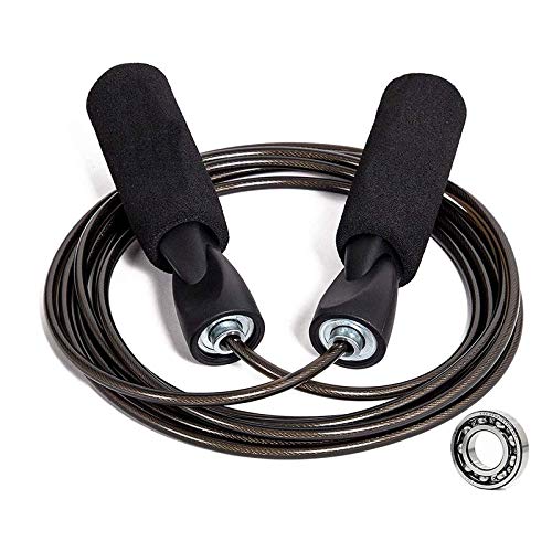 Corde A Sauter Sautelle Corde Vitesse Saut Saut en Acier Fil Double Fond Martial Arts de Boxe sautelle Corde Exercice Fitness Exercice entraînement réglable