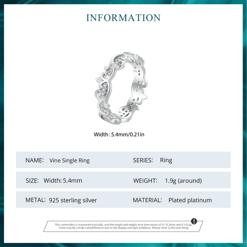 Filigraner Ring aus Sterlingsilber mit Zirkonia und CZ für Damen
