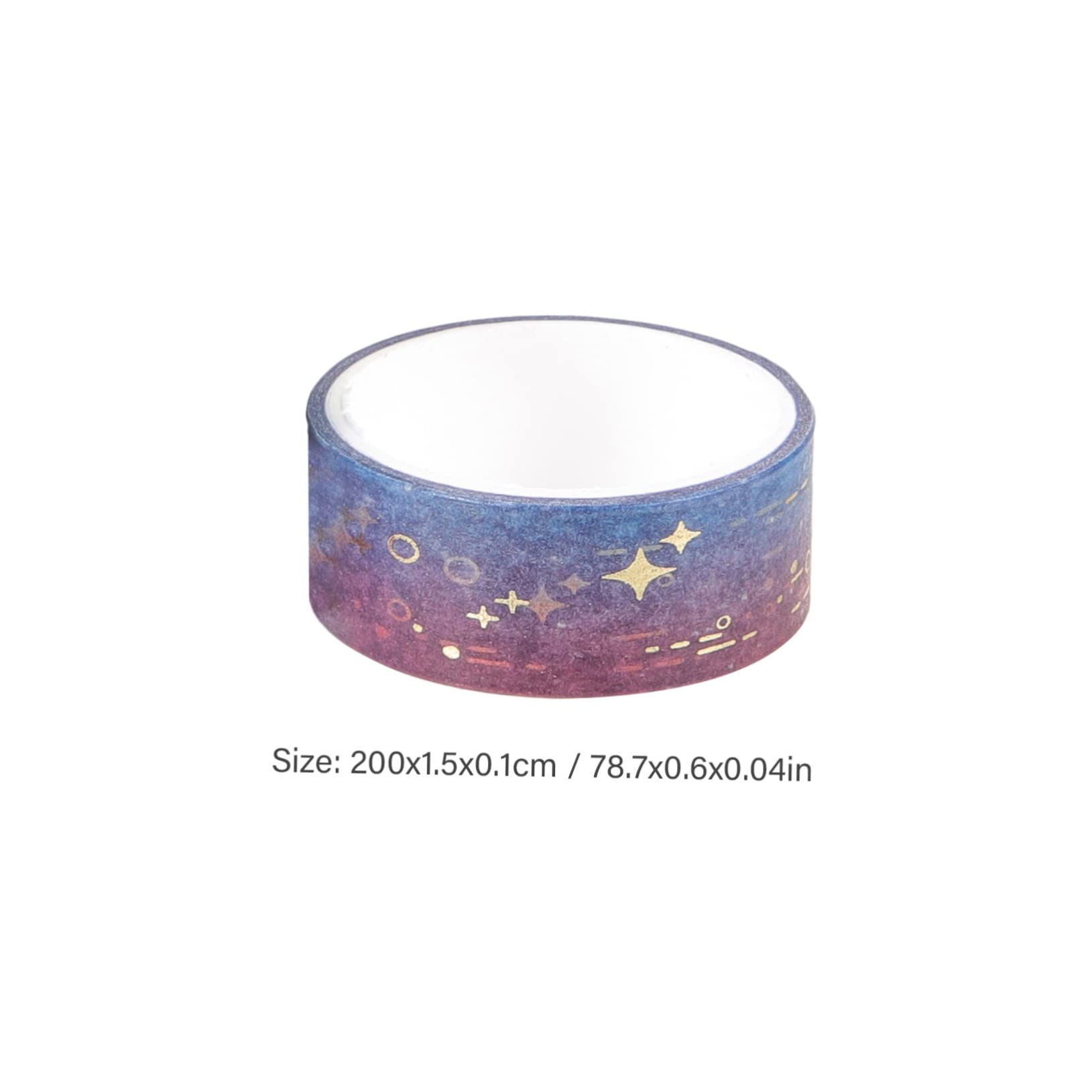 NUOBESTY 48rollen Aesthetic Washi Tape Dekorative Klebebänder Für Journaling Scrapbooking Und -projekte Sternenhimmel-Design Teiliges Hochwertigem Leicht Ablösbar Und Anpassbar