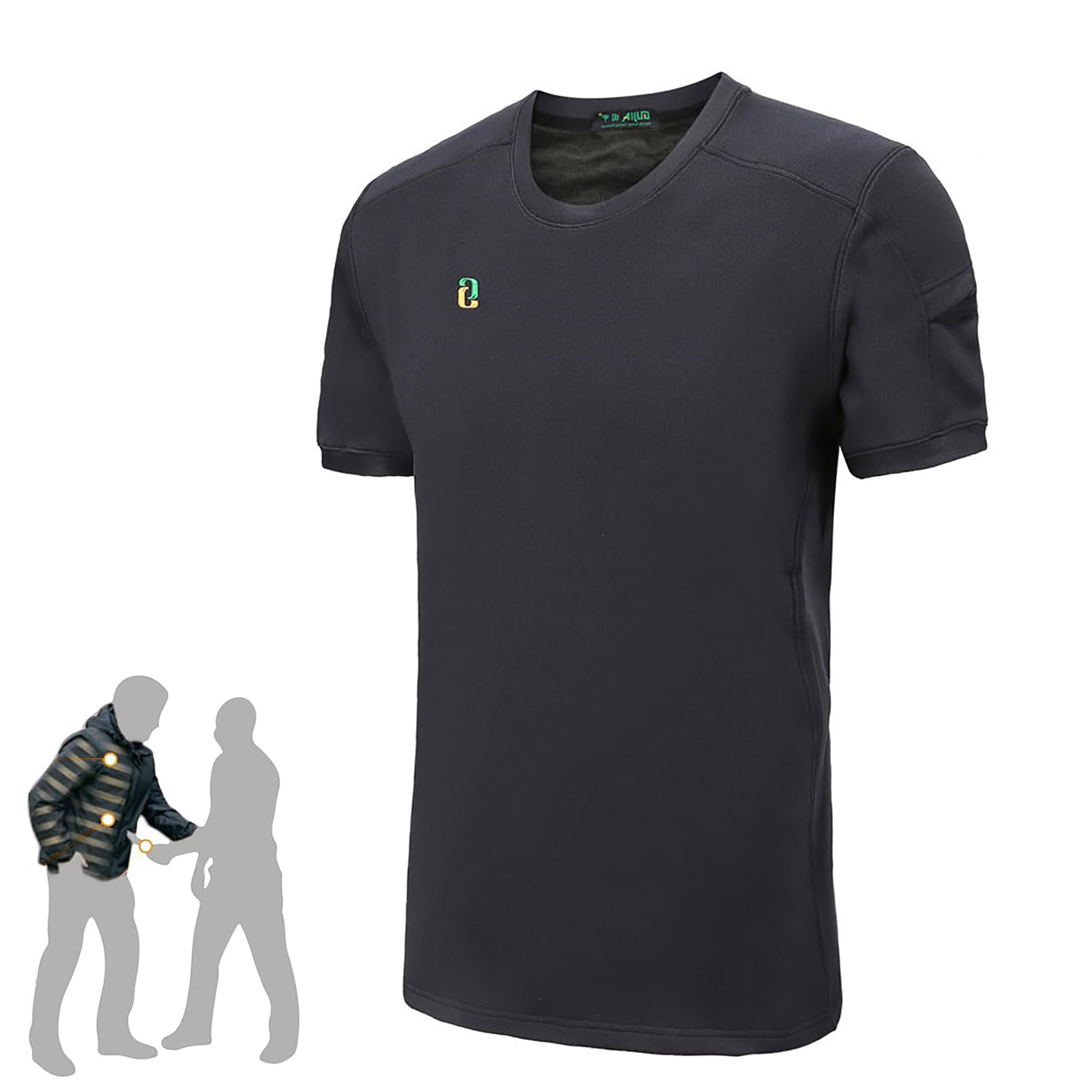 giubbotto anti accoltellamento, Gilet anticoltello vest, maglia antitaglio, maglia anti taglio pugnalata, Giubbotto Anti-Taglio Nascosto di Livello 5 per Proteggere la Sicurezza Personale