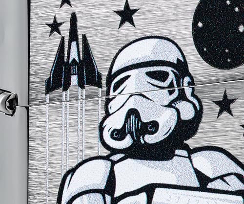 Encendedor Zippo Windproof Stormtrooper Plata miniatura 4