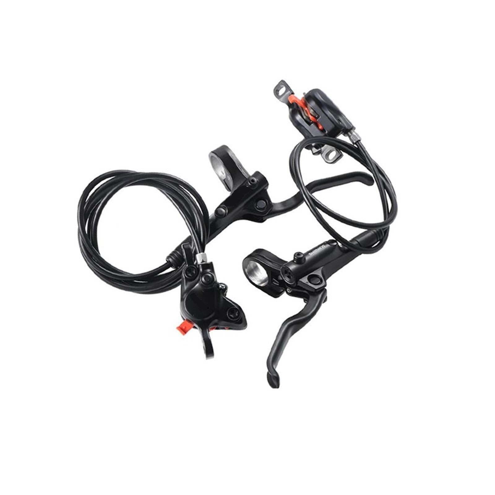 Wzutbccs Mt200 A Pair Compatible For Shimano Mt200 Mt201 M315 Mountain Bike Hydraulic Disc Brake 2-Piston 3-Finger Steel Lever Bl-Mt200,Part(Mt200 A Pair)