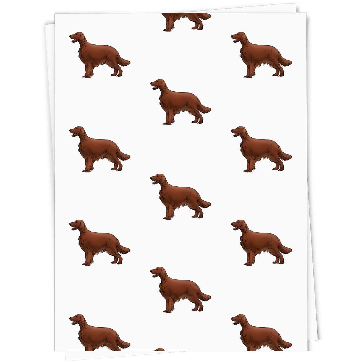 Azeeda 5 x 'Irish Setter' Gift Wrap Paper (GI00050514)