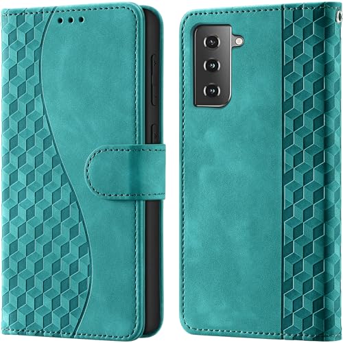 Flip Wallet Case for Samsung Galaxy S21 Turquoise