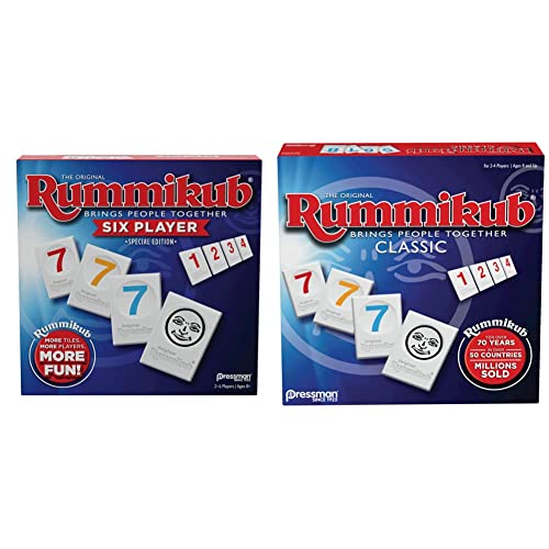 Rummikub Six Player Edition The Classic Rummy Tile Game More Tiles