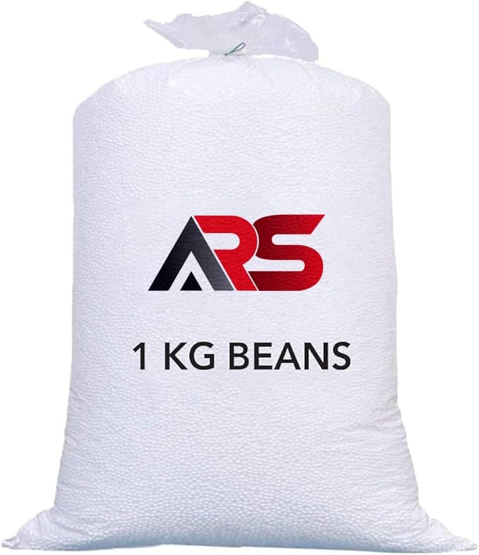 ARS 1 KG OF BEAN BAG FILLER POLYSTYRENE VIRGIN BEANS