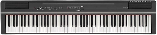 Piano Digital P 125A B Preto 88 Teclas Sensitivas com Fonte e Pedal Yamaha