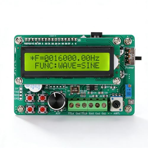 Image of FY1005S Digital DDS Signal Generator, 5MHz Function Signal Source with Frequency Counter Module, Digital Display for Electronic Labs, School Teaching, Research Testing