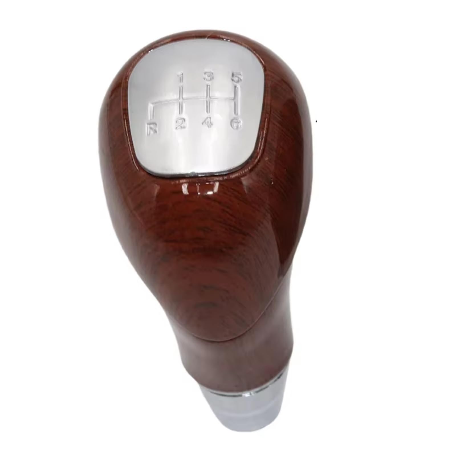 Hillar 6 Speed Silver Car Gear Stick Knob For Benz W168 W169 W202 W210 W463 W140 W220 W163 W215/C215 W208/C208/A208 R129 R170 Gear Shift Knob Knob Cover Shifter(6 Speed Silver)