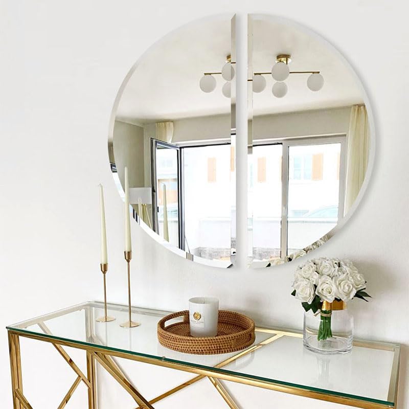 Chende Espejo decorativo único para decoración de comedor, elegante espejo de pared