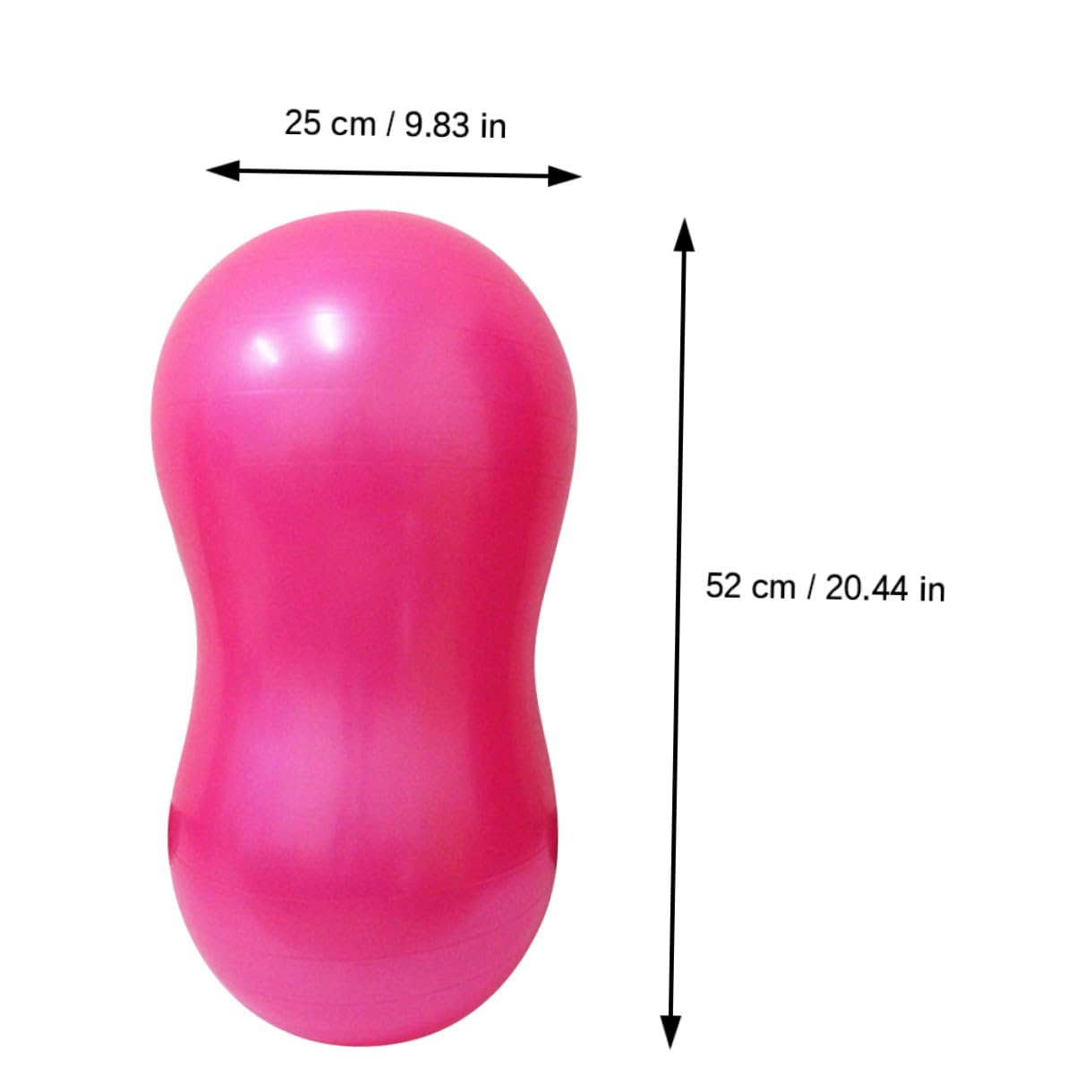 Anti Burst Yoga Ball Dicker Balance Pilatesball für Gymnastik Fitness und Yoga Rutschfester Gymnastikball zur Stärkung von Muskeln Koordination und Gleichgewicht Zuhause und