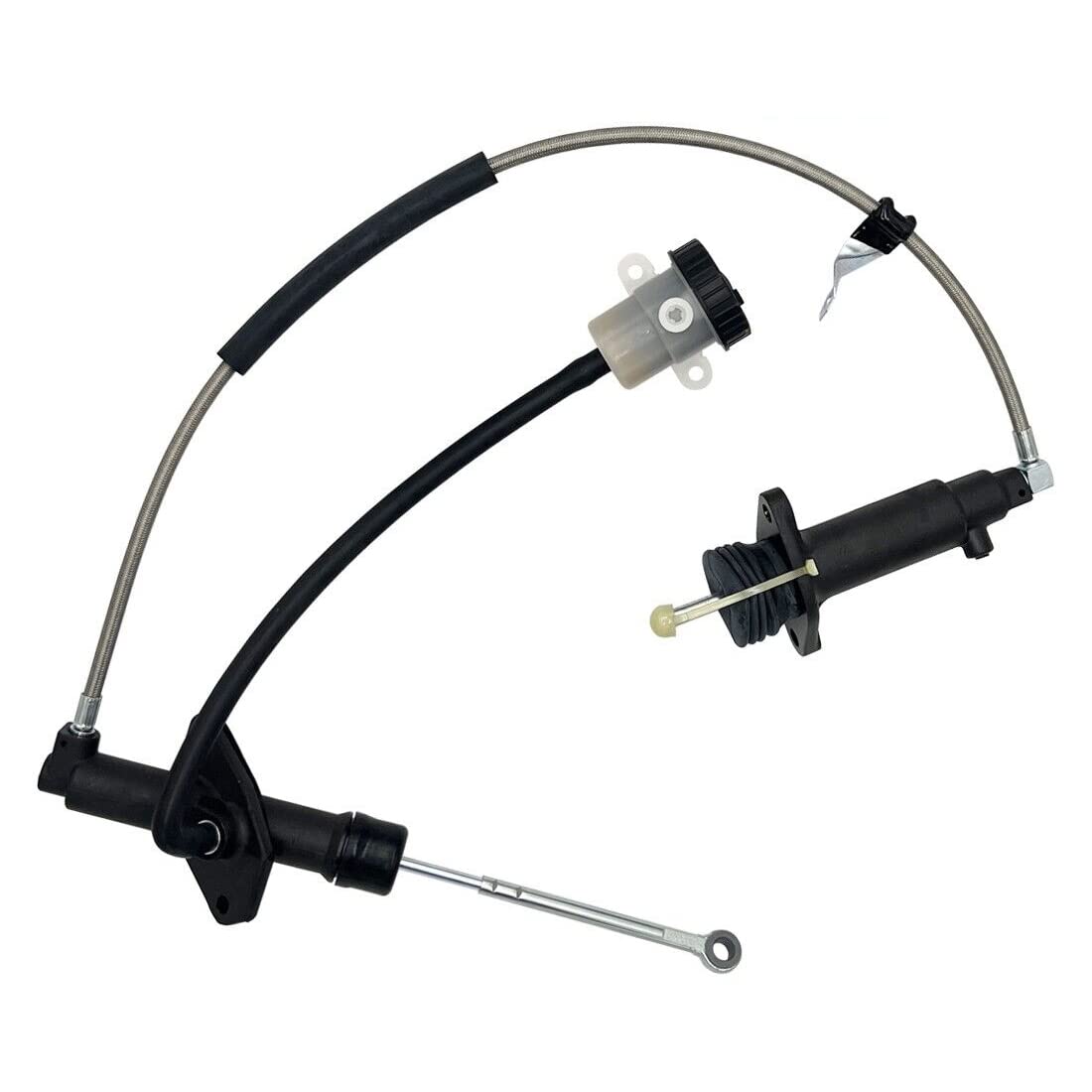 ClutchMaxPRO Pre-Filled Pre-Bled Clutch Master Slave Cylinder Assembly Compatible with 1993-1997 Chevy Camaro 1993-1995 Pontiac Firebird V6 3.4L V8 5.7L (PS0427)