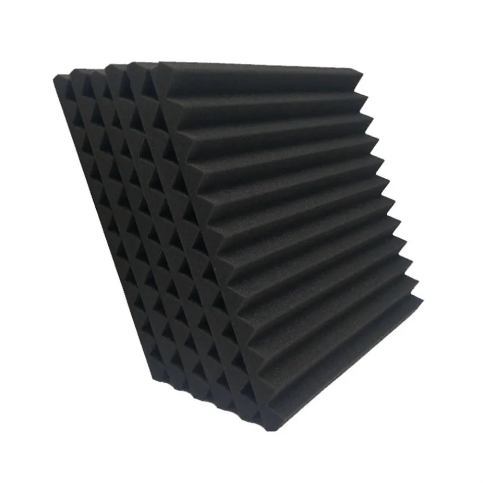 Panele z pianki akustycznej, 24 szt., dźwiękoszczelne panele z pianki akustycznej, 300 x 300 x 25 mm, panel ścienny do pomieszczeń nagraniowych, biur i domu, rozwiązanie izolacyjne do redukcji szumów