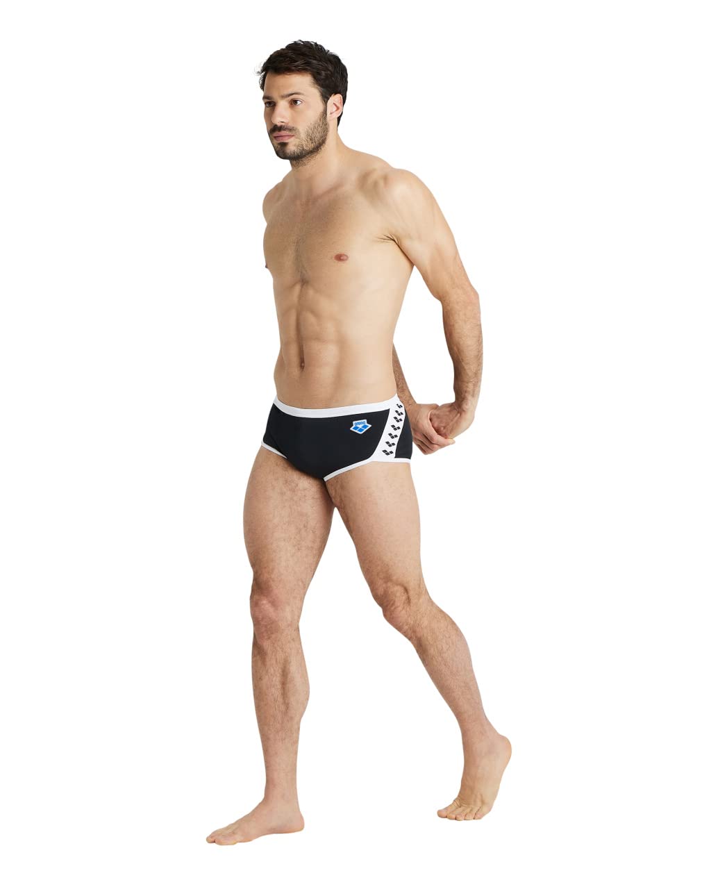 ARENA Costume Trunk Uomo Alto Nuoto Piscina Swim Briefs Icons Swim Low Waist Short Solid Rosso Blu