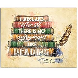 Ideclareafterallthereisnoenjoymentlikereading11x14unframedtypographyartprintgreatgiftanddecorforlibraryschoolbookloversandhomeunder15 Urban Country Home Decor I declare after all there is no enjoyment like reading 11×14 unframed typography art print great gift and decor for library school book lovers and home under 15 urban country home decor