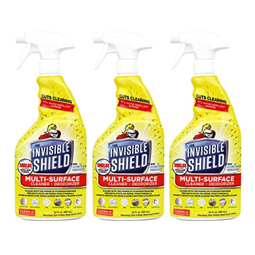 Invisible Shield Multi Surface Cleaner, Deodorizer with Hydrogen Peroxide- 32 fl. oz. (Great for ALL Surfaces) by UNELKO- Clean-X (3)