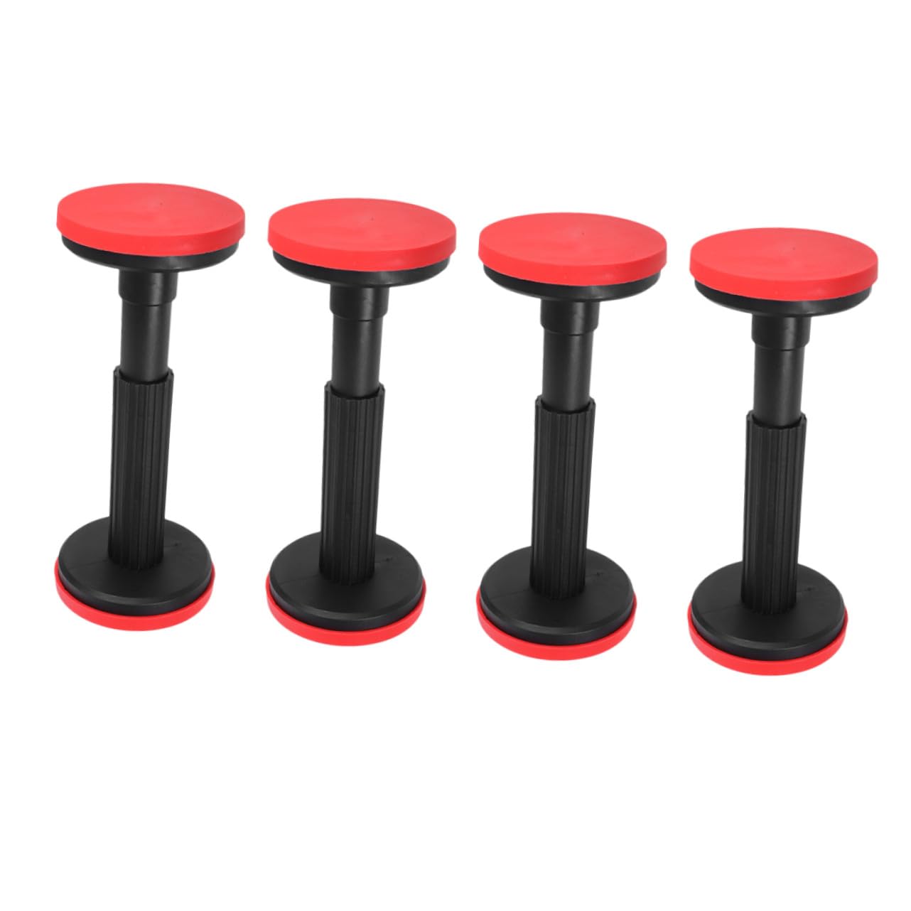 4 piezas Varillas Telescópicas de Soporte Ajustables para Muebles Postes de Elevación para Armarios con Carga Estable para Instalación Rápida y Altura Regulable