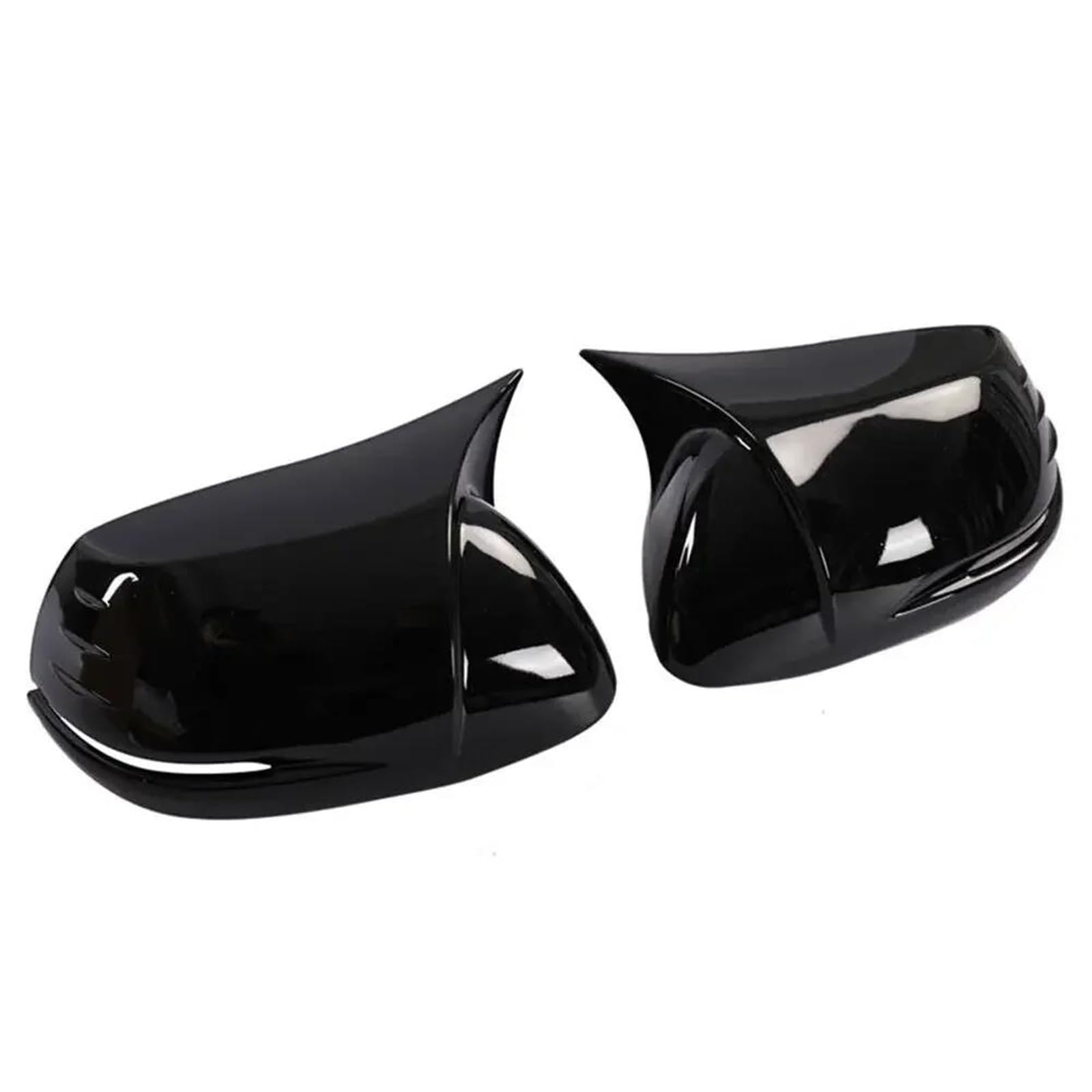 Slimes Gloss Black For Crv 2017 2018 2019 2020 Car Rearview Side Mirror Cover Wing Cap Exterior Door Sticker Case Trim Carbon Fiber(Gloss Black)