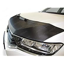 AB3-00424 CARBON FIBER LOOK HOOD BRA Compatible with Nissan 370Z since 2009 NISMO Front End Nose Mask Bonnet Bra