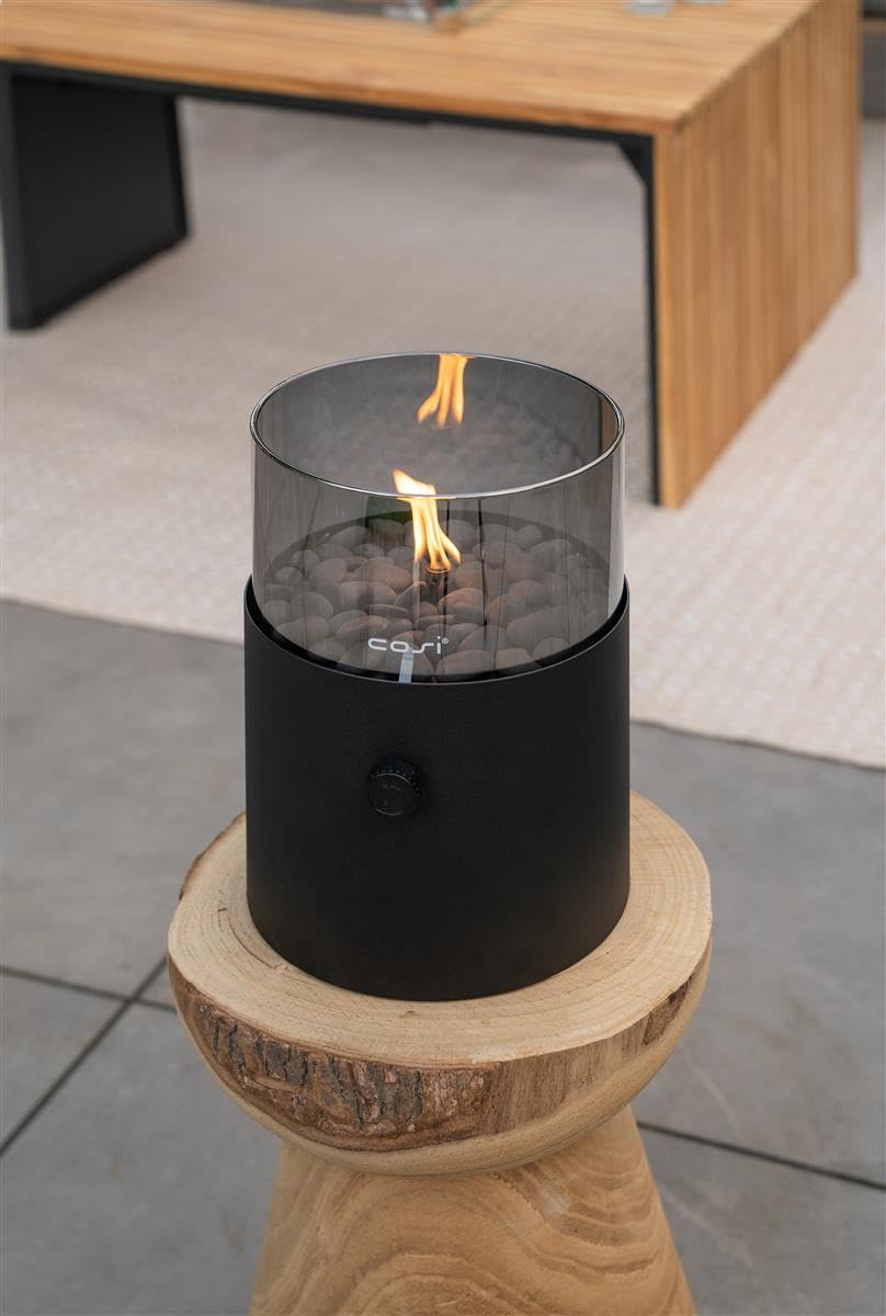 Cosiscoop gaslantaarn Black Smoked XL