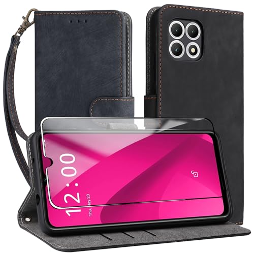 Coque REVVL 7 5G style portefeuille pour voyager léger avec cartes bancaires et écran protégé