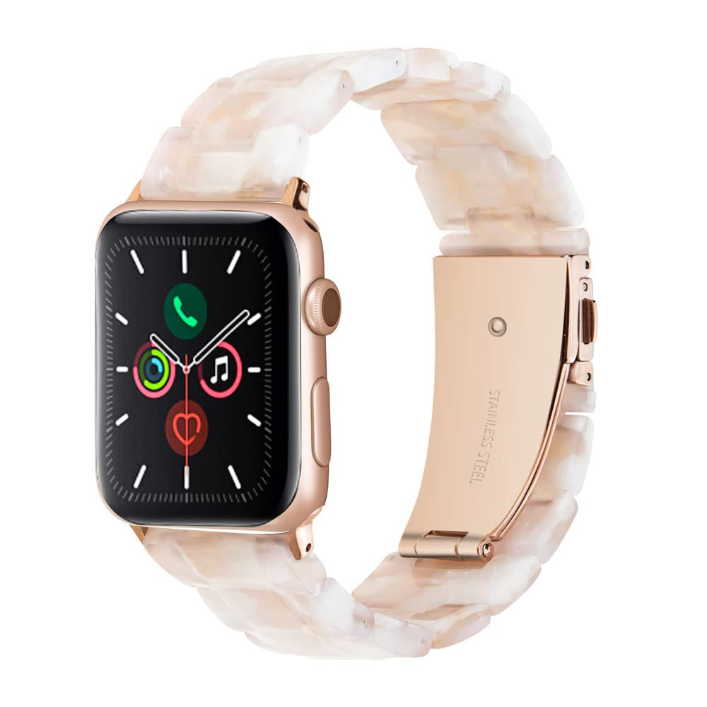 Bracelet réglable métal Apple Watch SE 6 5 4 3 2 1 montre connectée 38 42mm - 8
