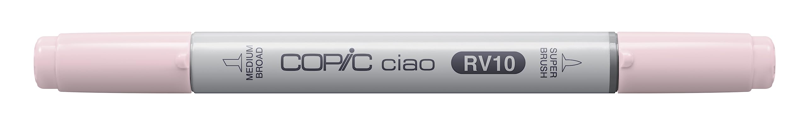 Copic Ciao Coloured Marker Pen - (RV-10) Pale Pink, For Art & Crafts, Colouring, Graphics, Highlighter, Design, Anime, Professional & Beginners, Art Supplies & Colouring Books