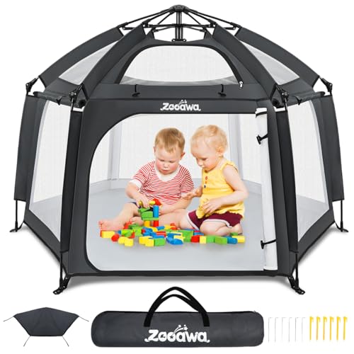 Pop Up Playpen Indoor &amp; Outdoor Playpen for Babies and Toddlers