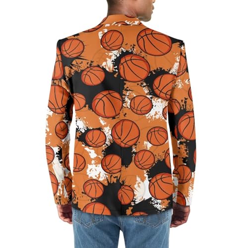 TOADDITDO Men's Suit Jacket One Button Dress Suit Coats Tuxedo Blazer for Wedding, Party, Prom2