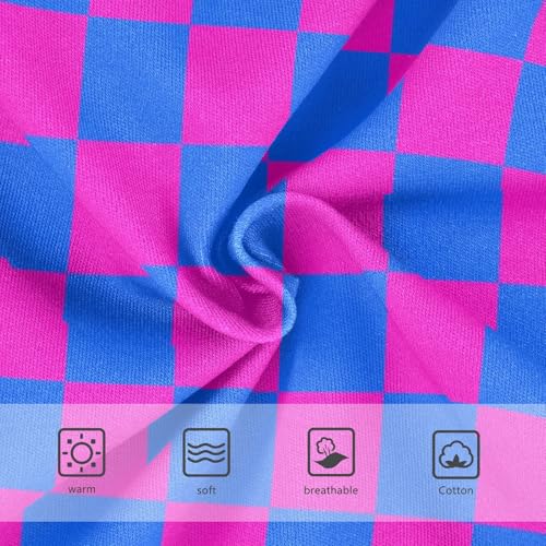 Blue and Pink Buffalo Checkered Toddler Girls's Underwear 2T3