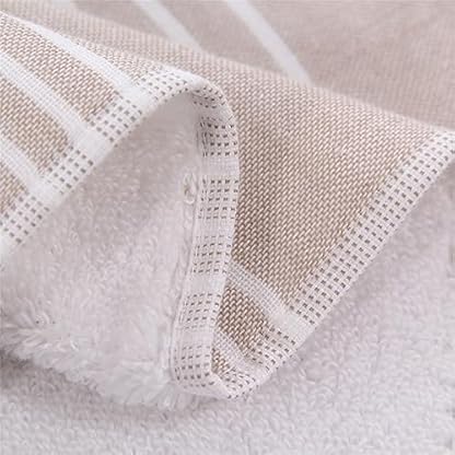 ROLTIN Gaze-Baumwoll-Badetuch-Set für Erwachsene, 70 x 140 cm, weiches und bequemes Badetuch-Set, Handtuch-Set für Erwachsene – Bild 5