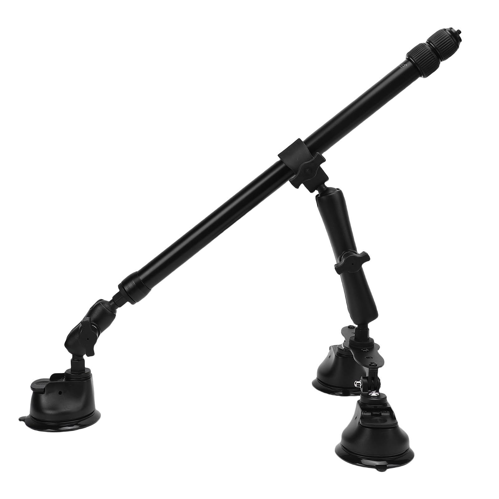 Dilwe Soporte para Coche con Ventosa, Palo Selfie Ajustable, Soporte Versátil para Serie X, Se Extiende de 45 a 120 Cm, para Fotografía de Vehículos y Exteriores