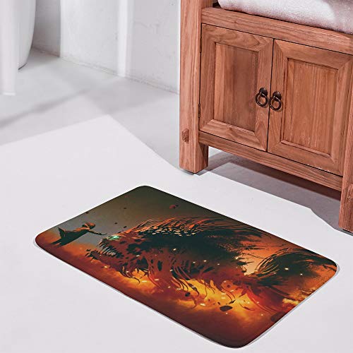 Tapis de bain CHEHONG Magicien poisson géant 36x24 inch - 3