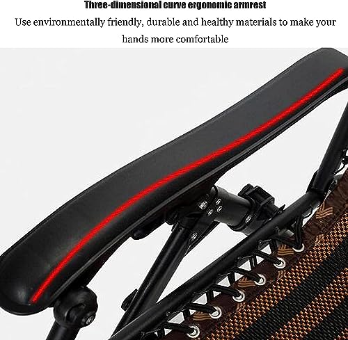 Chaise longue zero gravity pliable et inclinable avec oreiller pour relaxation optimale - 7