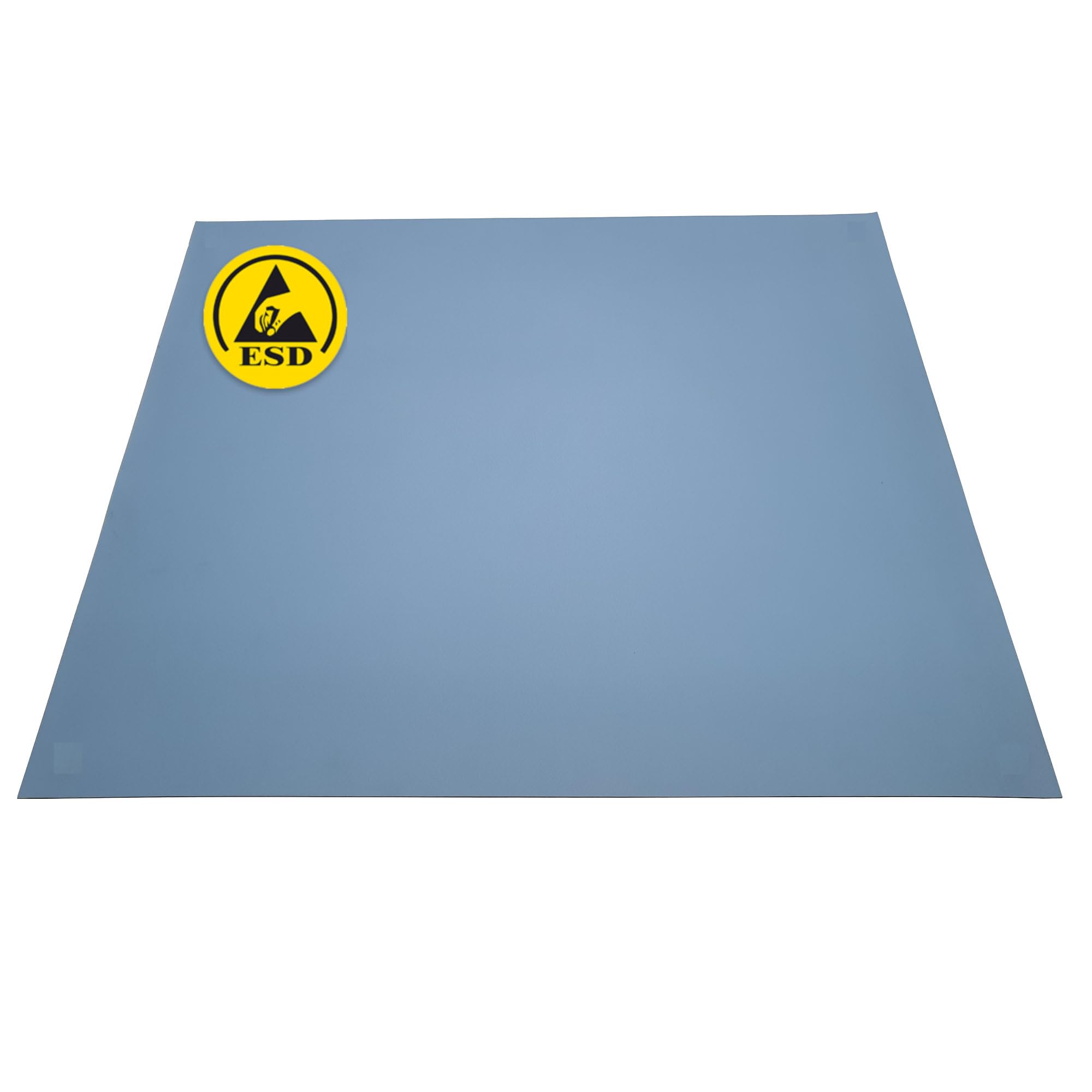 ESD Antistatik Matte 90 x 60 cm BLAU ohne Anschluss | Tischmatte Arbeitsmatte für Elektronik Reparatur Labor Werkbank Serviceplatz