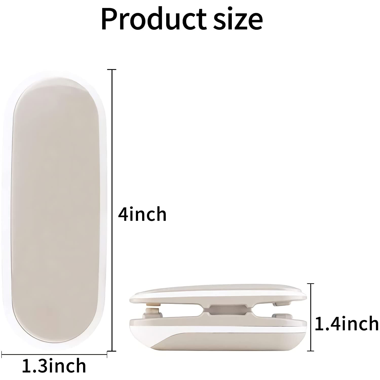 H-GoD Mini Bag Sealer, Handheld Heat Sealers, 2 in 1 Heat Sealer, Cutter Portable Bag Sealer, Food Storage Snack Fresh Chip Bag Pink ZA-US10105 ZA-US10105