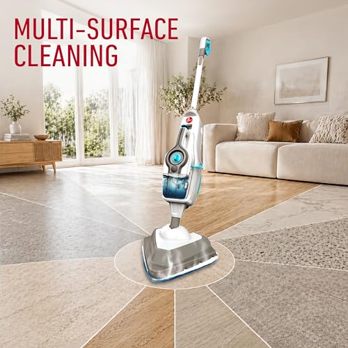 Image of Hoover Steam Fresh Combi 2 in 1 Multi-Surface Powerful Steam Mop & Detachable Handheld Vacuum Cleaner with 10 Accessories, Blue, 1Year Warranty (Blue)