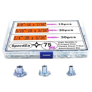 SpzcdZa SD1903 T-Nut-Mutter Set 75 Stück